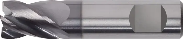 Schaftfräser WN TypN D.8mm VHM TiAlN 35Grad HB Z.4 ext.kurz TECWERK Heißes Angebot