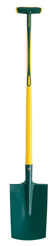 LEBORGNE Spaten – Beschichtet – Glasfaserstiel mit T-Griff 90 cm – Ergonomisch & langlebig Preisreduziert