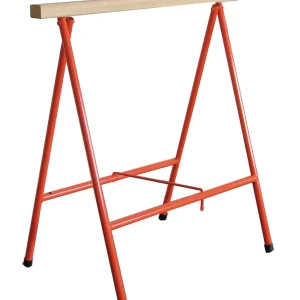 Preisknaller MONDELIN Metal Arbeitsbock – 80 cm – 300 kg Tragkraft – Stabil & klappbar – Fußarretierung