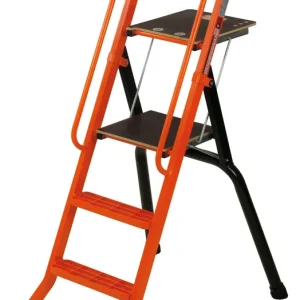 MONDELIN Lescabo Alu Treppenleiter – 9 kg – Aluminium & Epoxidlackierung – Stabil, leicht & sicher Heißes Angebot