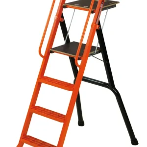 Sale MONDELIN Lescabo Alu Treppenleiter – 90 cm – Aluminiumrohre & Stufen – Stabil & leicht