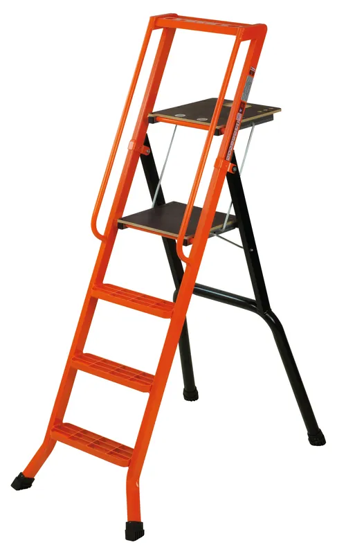 Sale MONDELIN Lescabo Alu Treppenleiter – 90 cm – Aluminiumrohre & Stufen – Stabil & leicht