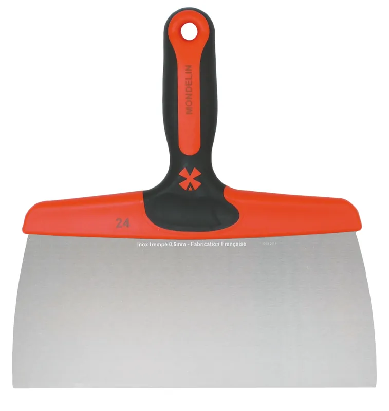Highlight MONDELIN Flächenspachtel – 200 mm – Edelstahlblatt & 2-K Soft-Touch-Griff – Ergonomisch & langlebig