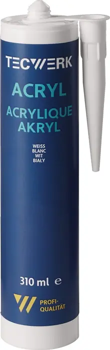 Nur Für Kurze Zeit Acryl 310ml weiß Kartusche TECWERK VE: 15 Stück