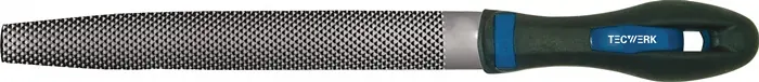 Kabinettraspel DIN 7263 D L.200mm Q.24x5mm Hieb 2 halbrd.2K-Ergo TECWERK Preisknaller