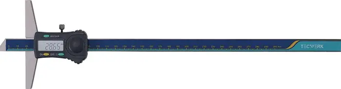 Preisknaller Tiefenmessschieber DIN 862 300mm dig.ger.Schiene TECWERK