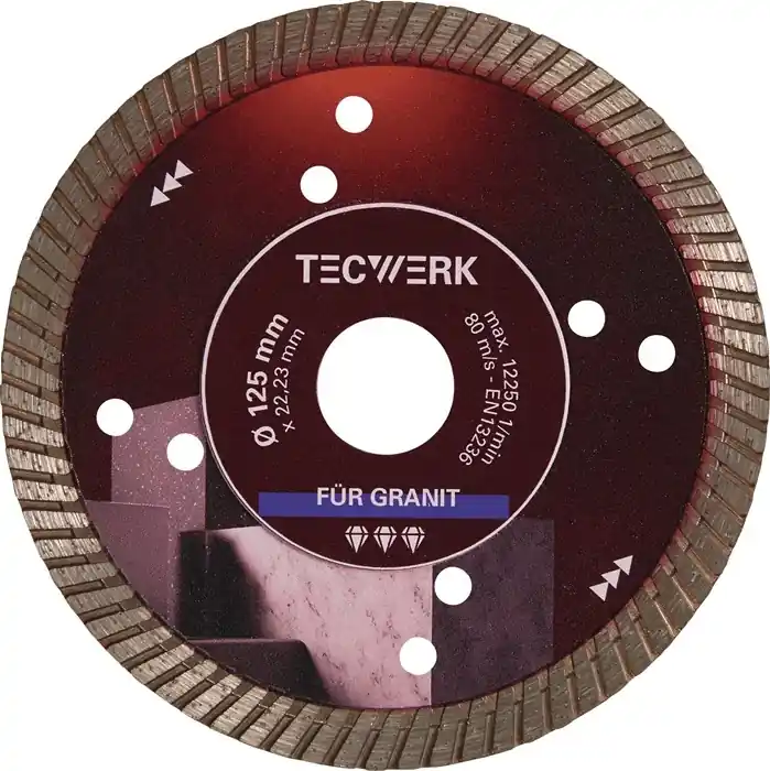 Neue Ware Diamanttrennscheibe GRANITPRO D.115mm Bohr.22,23mm Seg.-H.10mm