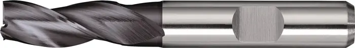 Bohrnutenfräser DIN 844 TypN D.4mm HSS-Co8 TiCN Weldon Z.3 lang TECWERK Schneller Versand