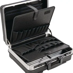 Schalenkoffer B500xT200xH420mm m.Wkz.taschen 28,1l ABS-Ku.Alu-Rahmen TECWERK Bestseller