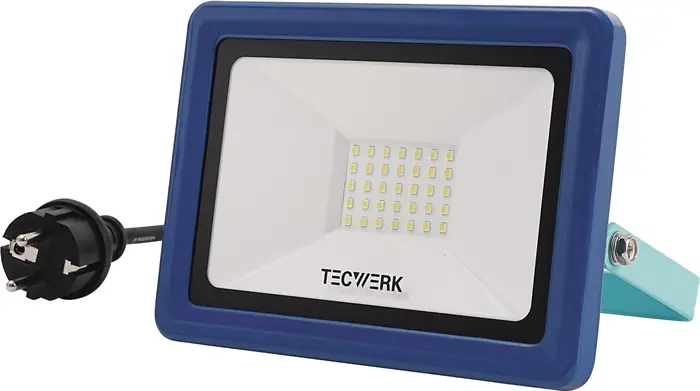 LED-Strahler 30 W 2200 lm 2m H05RN-F 3x1mm² IP65 TECWERK Kracherpreis