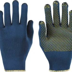 Handschuhe PolyTRIX BN 914 Gr.10 blau/gelb EN 388 PSA II 10 PA HONEYWELL VE: 10 Paare Solange Der Vorrat Reicht