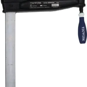 Bestpreis Tiefspannschraubzwinge Spann-W.800mm A.200mm 3K-Griff 35x11mm TECWERK