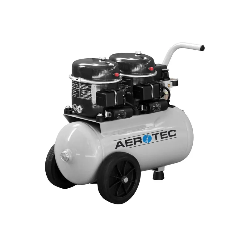 AEROTEC Kolbenkompressor Silent TWINPAINT 100/24 Airbrushkompressor Top-Angebot