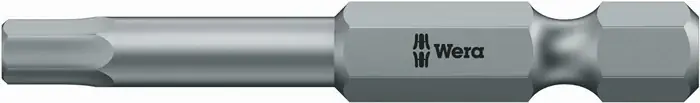 Bit 840/4 Z DIN3126-F6,3/ISO1173 Sechskant Hex-Plus SW2,5mm D.4mm L.50mm CV-Mo Neue Ware