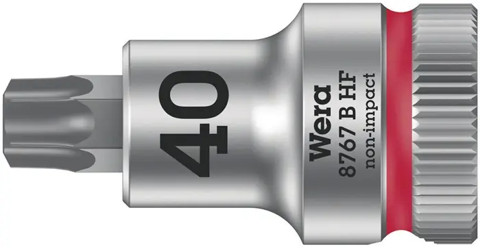 Top-Seller Schraubendrehereinsatz 8767 B HF Torx TX 40 Antr.-4-kant 3/8Zoll verchr. L.35mm