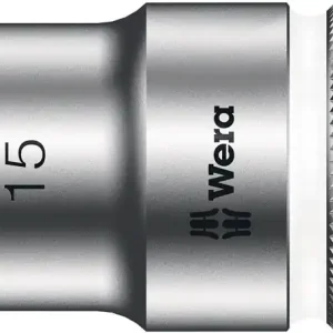 Schneller Versand Steckschlüsseleinsatz 8790 HMC Außen-6-kant SW15mm L.37mm 4-kt1/2Zoll CV verchr.