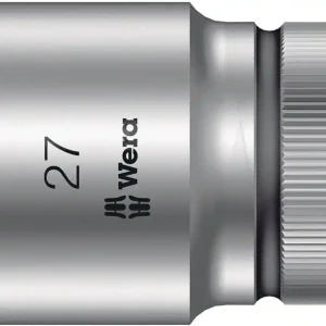 Steckschlüsseleinsatz 8790 HMC Außen-6-kant SW27mm L.40mm 4-kt1/2Zoll CV verchr. Neue Ware