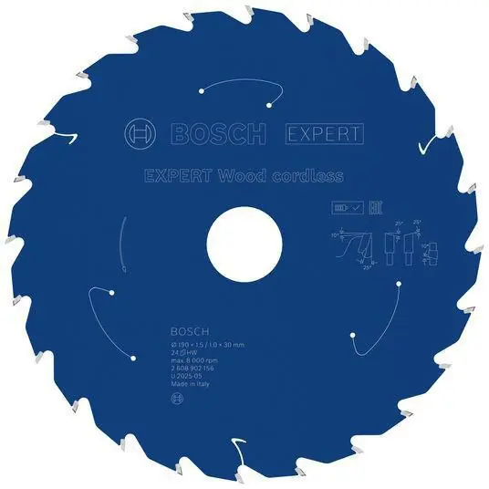 Kreissägeblatt Expert Wood AD 190mm Z.24 WZ Bohr.30mm Schnitt-B.1,5mm Jetzt Bestellen