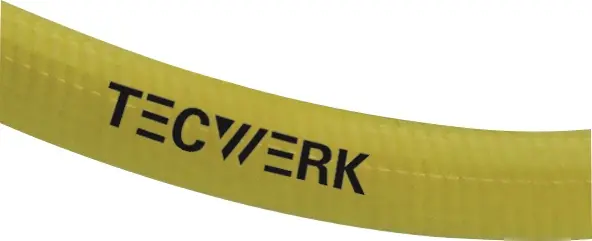 Wasserschlauch gelb L.25m ID 19mm AD 23,8mm TECWERK VE: 25 Meter Neu