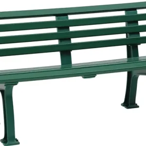 Top-Seller Parkbank Sylt L1500xB540xH740mm 3-Sitzer Ku.grün BLOME