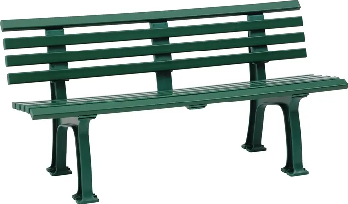 Top-Seller Parkbank Sylt L1500xB540xH740mm 3-Sitzer Ku.grün BLOME