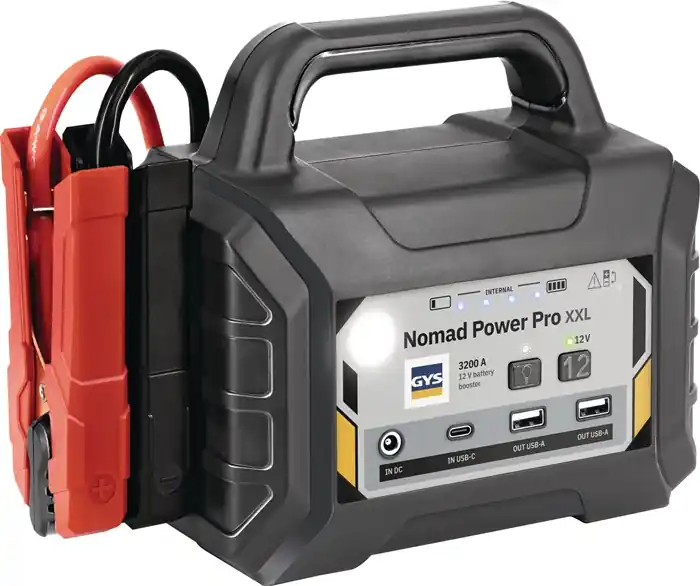 Letzte Chance Starthilfegerät NOMAD POWER PRO XXL Ladespannung 12V Startstrom 1500-3200 A