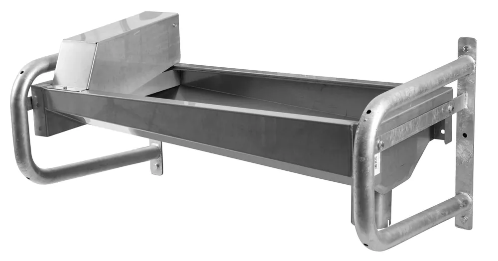 Preiswert Kerbl Edelstahl-Trogtränke 100cm mit Wandkonsole