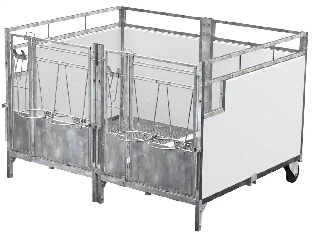 Kerbl Doppelkälberbox mit 14604 Beliebt