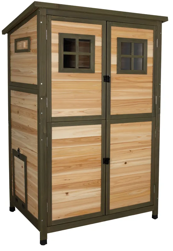 Kerbl Hühnerhaus Tower 109 x 75 x 167 cm 2-Karton-Artikel Top-Angebot