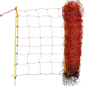 Kerbl Schafnetz, 50m, orange, Höhe: 108 cm - Einzelspitze Top-Preis