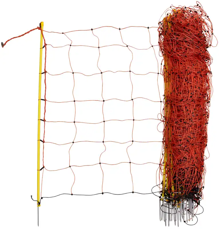 Kerbl Schafnetz, 50m, orange, Höhe: 108 cm - Einzelspitze Top-Preis