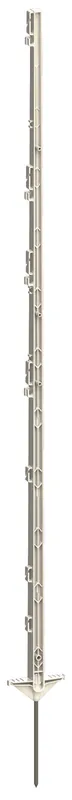 Heißes Angebot Kerbl Vollkunststoffpfahl 156cm Doppeltritt,weiß, 40er KTN