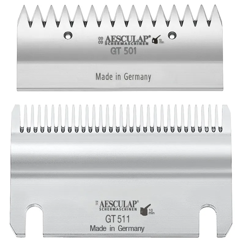 Aesculap Schermesser Set Econom (Fine 1mm) Rind, Pferd 15/31 Z. Neu