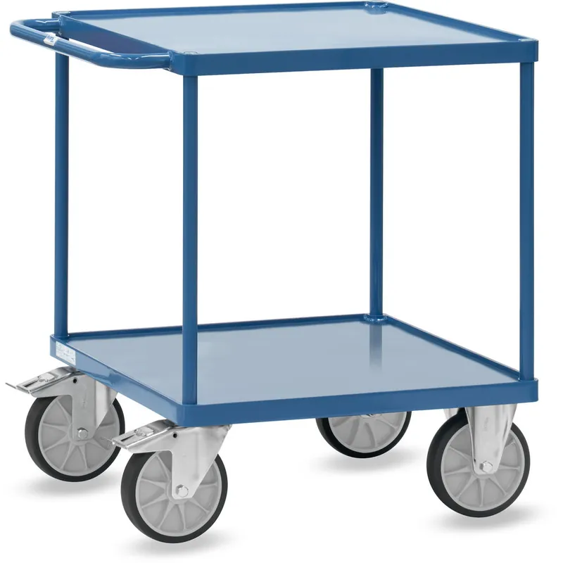 Nur Heute fetra Tischwagen mit wahlweise Stahlblech Plattform oder Wanne