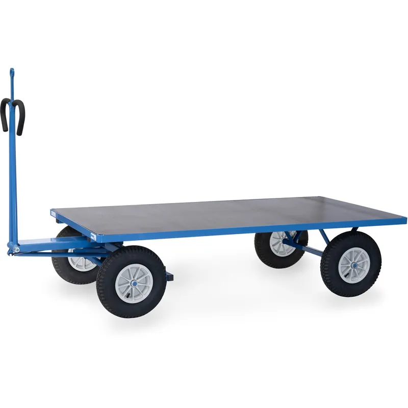 Preis Gesenkt fetra Handpritschenwagen pulverbeschichtet blau RAL 5007 mit Zugöse