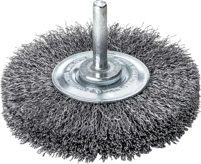 Aktuell Rundbürste D.100mm Drahtstärke 0,2mm Stahldraht 14mm 12000min-¹ VE: 10 Stück