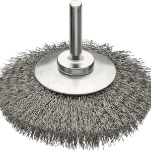 Rundbürste KB Schaft 6mm Drahtstärke 0,30mm Stahldraht rostfr.ROH 10-14mm VE: 10 Stück Schnäppchen