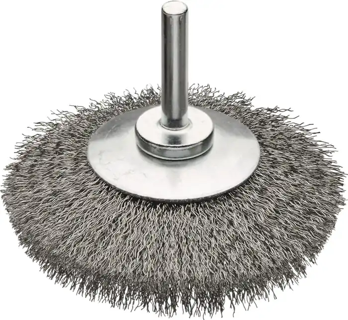 Rundbürste KB Schaft 6mm Drahtstärke 0,30mm Stahldraht rostfr.ROH 10-14mm VE: 10 Stück Schnäppchen