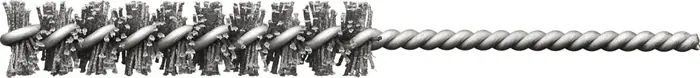 Innenbürste D.13mm K320 2,0mm Draht Besatz-L.65mm LESSMANN Sonderangebot