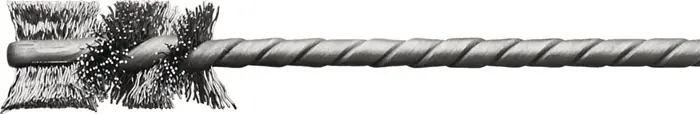 Wochenendangebot Innenbürste D.20mm 3x1,5 (Splint)mm Draht Besatz-L.25mm LESSMANN