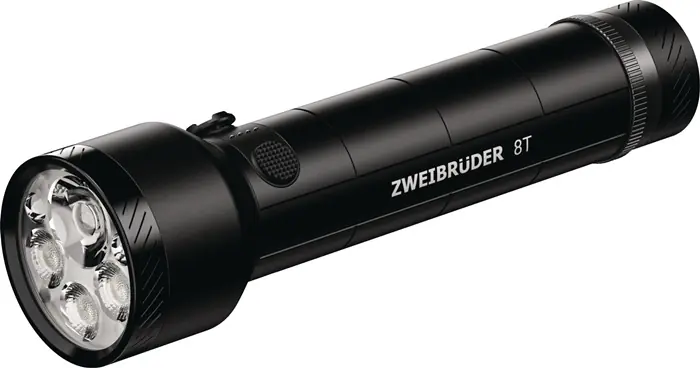 Finale Aktion LED-Taschenlampe ZB8T 30-4000 lm Akku Li-Ion 10-340m schwarz ZWEIBRÜDER