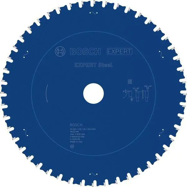 Kreissägeblatt Expert for Steel AD 230mm Z.48 Bohr.25,4mm Schnitt-B.2mm Knallerangebot