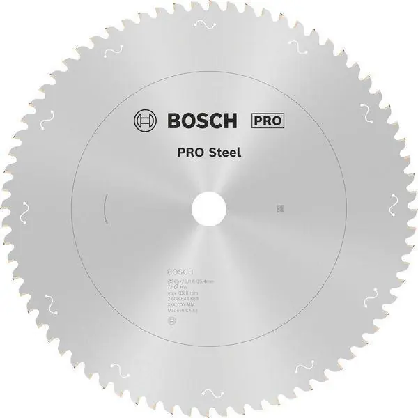 Kreissägeblatt PRO Steel Form HLTCG D.305mm Bohrungs-D.25,4mm Z.72 BOSCH Bestpreis