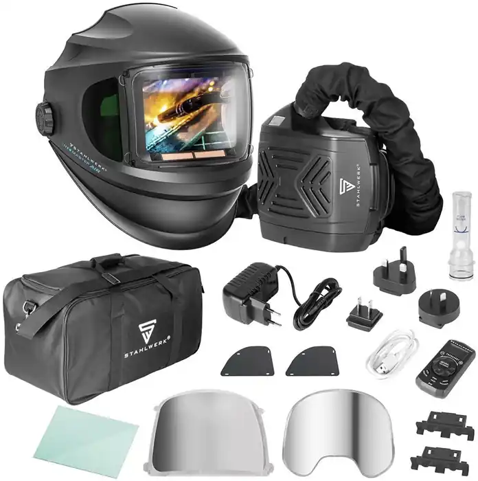 Schneller Versand Automatik-Schweißhelm MASTER AIR Frischluftsystem TH3 STAHLWERK