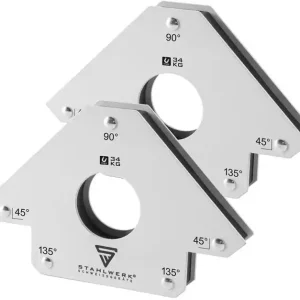 Beliebt Magnet-Schweißwinkel 75 lbs/34kg daN 45Grad,90Grad u.135Grad STAHLWERK
