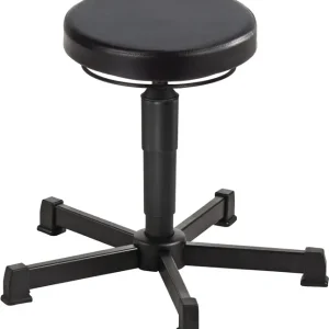 Drehhocker m.Gleiter PU-Schaum schwarz Sitz-H.360-490mm Hocker MEY Direkt Vom Hersteller