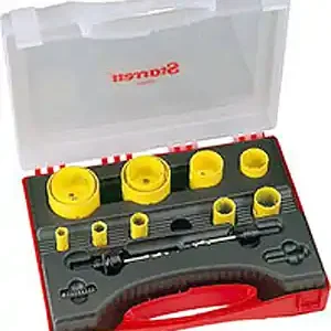 Finale Aktion Lochsägen-Satz - duale Zahnteilung - Ausführ. Sanitär Deluxe "Starrett" Bi-Meta