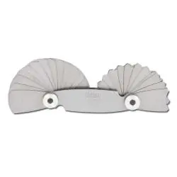 Garantierte Lieferung Radienschablone - Stahl - Radien 1 bis 25mm - 17 Blatt