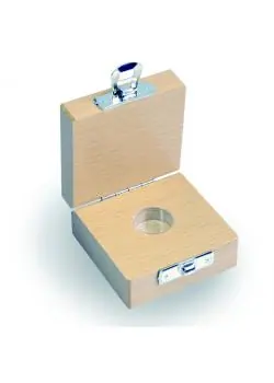 Etui für Prüfgewicht E 1 bis M 3 - Einzelgewichte à 1 mg bis 500 mg - Holz Neu