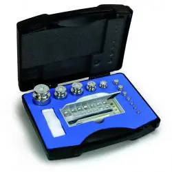 Aktuell Gewichtssatz M 1 - 18 Prüfgewichte - 1 mg bis 500 g - Edelstahl, Aluminium, Neusilber